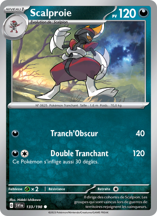Scalproie 133 — Scarlet & Violet (French Pokémon TCG card)
