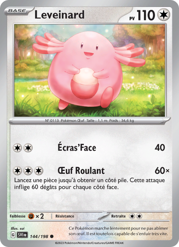 Leveinard 144 — Scarlet & Violet (French Pokémon TCG card)