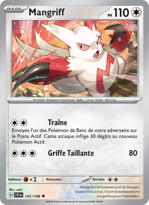Mangriff 147 — Scarlet & Violet (French Pokémon TCG card)
