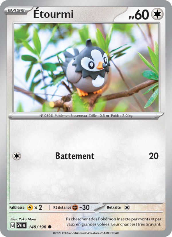 Étourmi 148 — Scarlet & Violet (French Pokémon TCG card)
