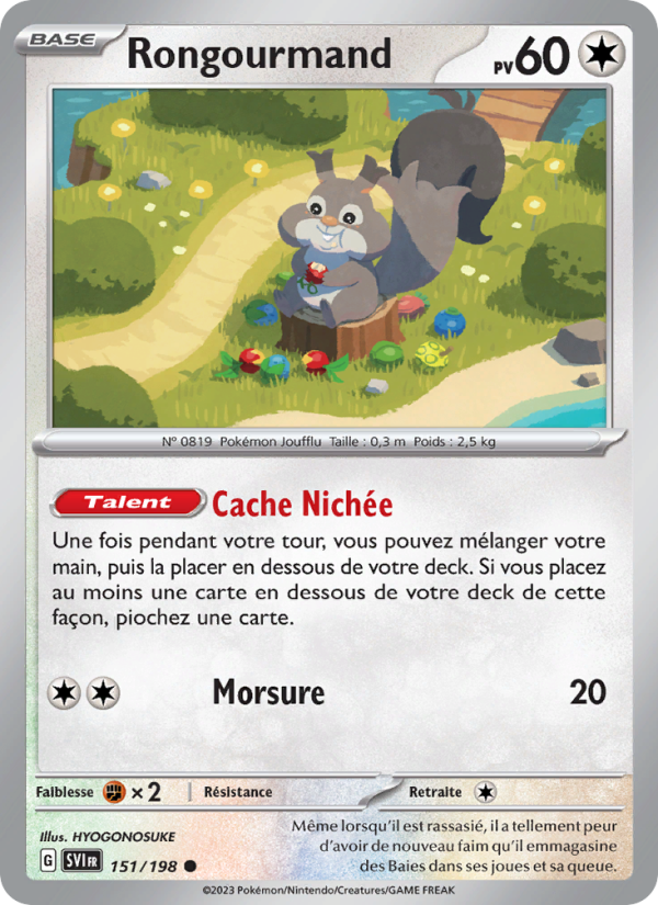 Rongourmand 151 — Scarlet & Violet (French Pokémon TCG card)