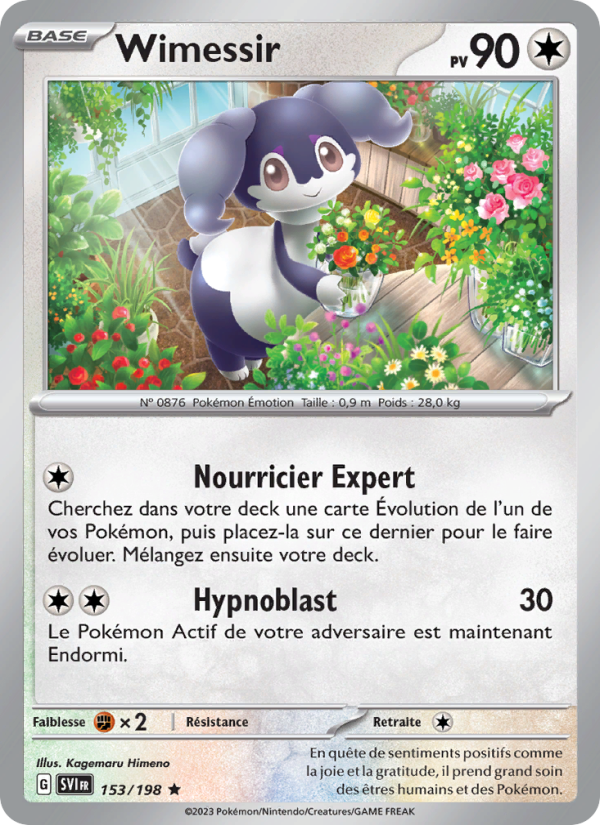 Wimessir 153 — Scarlet & Violet (French Pokémon TCG card)