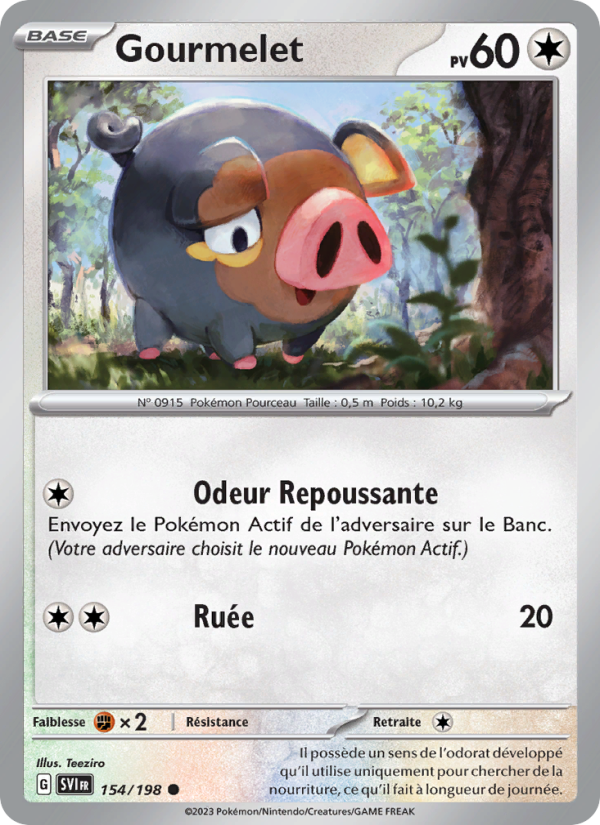 Gourmelet 154 — Scarlet & Violet (French Pokémon TCG card)