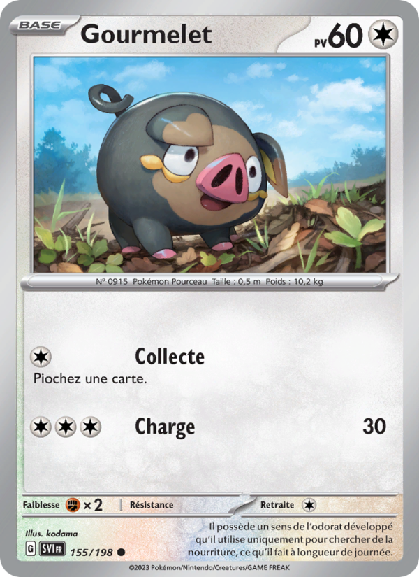 Gourmelet 155 — Scarlet & Violet (French Pokémon TCG card)