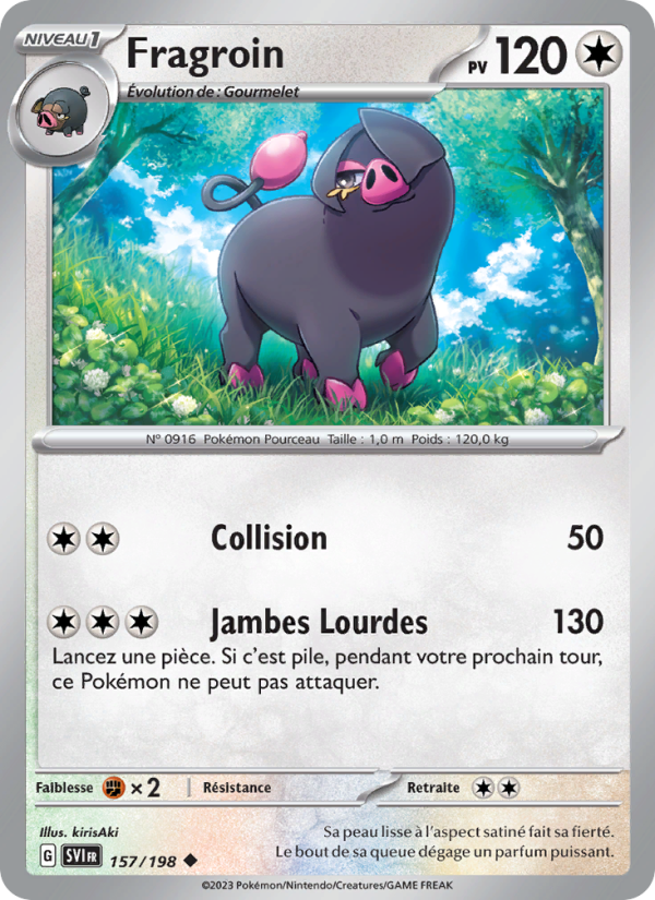 Fragroin 157 — Scarlet & Violet (French Pokémon TCG card)
