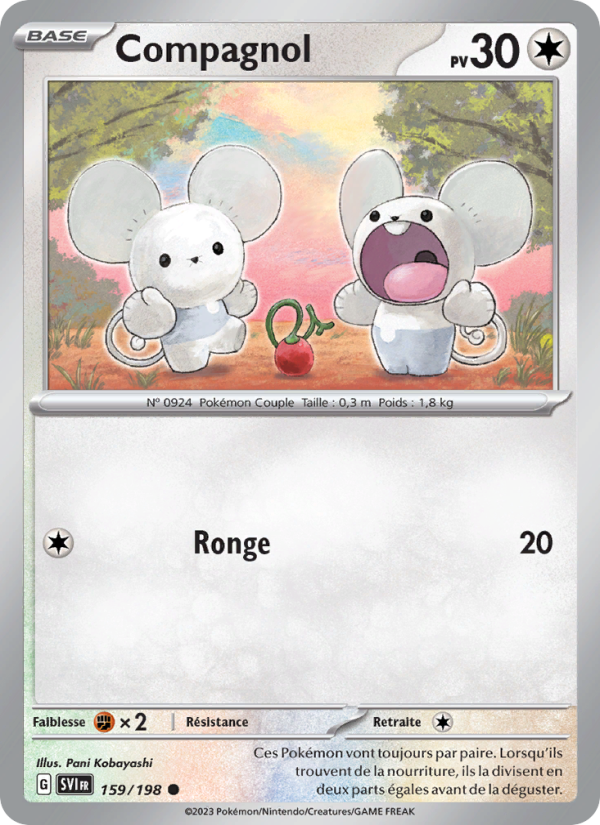 Compagnol 159 — Scarlet & Violet (French Pokémon TCG card)