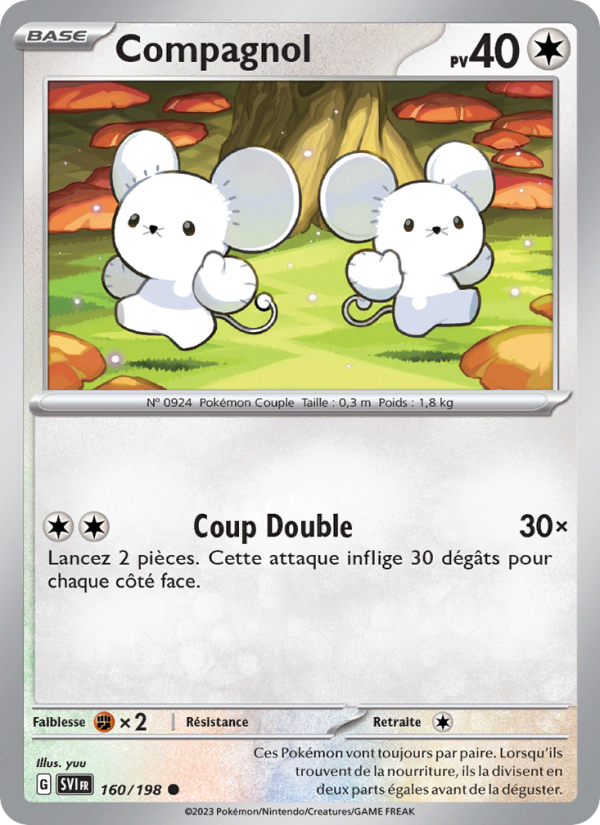 Compagnol 160 — Scarlet & Violet (French Pokémon TCG card)