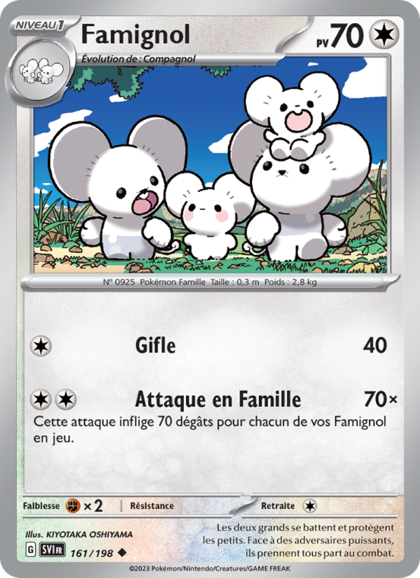 Famignol 161 — Scarlet & Violet (French Pokémon TCG card)