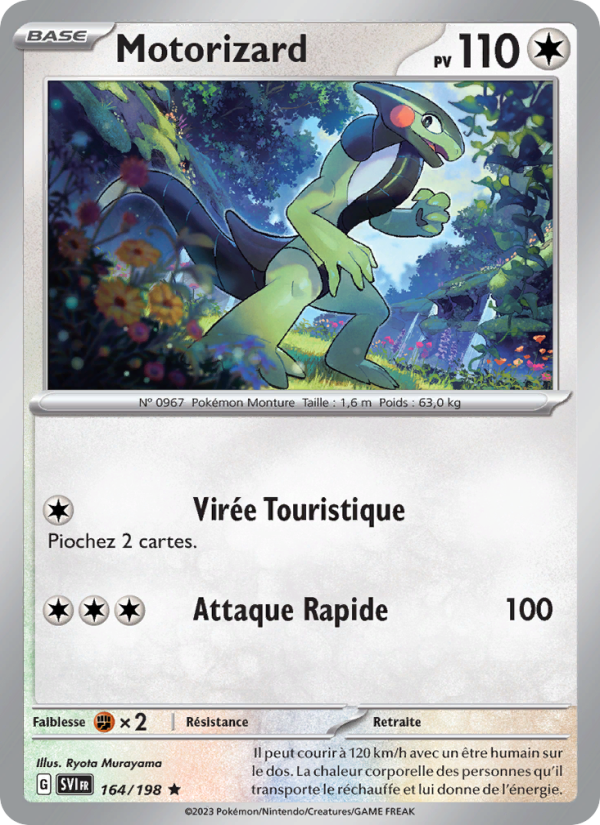 Motorizard 164 — Scarlet & Violet (French Pokémon TCG card)