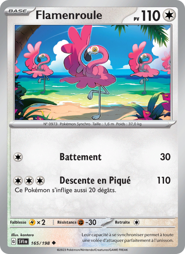 Flamenroule 165 — Scarlet & Violet (French Pokémon TCG card)