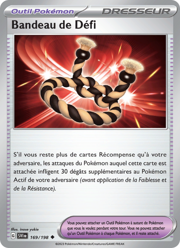 Bandeau de Défi 169 — Scarlet & Violet (French Pokémon TCG card)