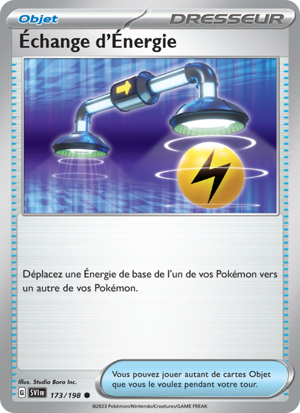 Échange d'Énergie 173 — Scarlet & Violet (French Pokémon TCG card)