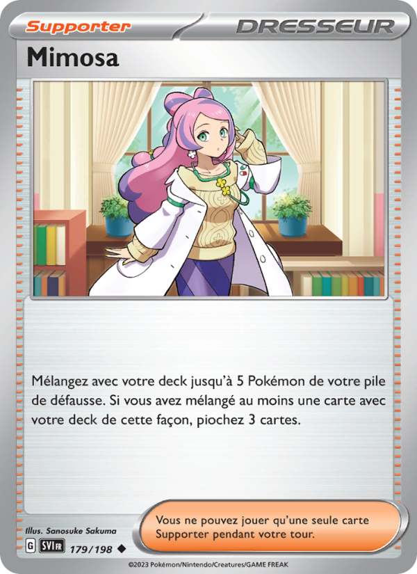 Mimosa 179 — Scarlet & Violet (French Pokémon TCG card)