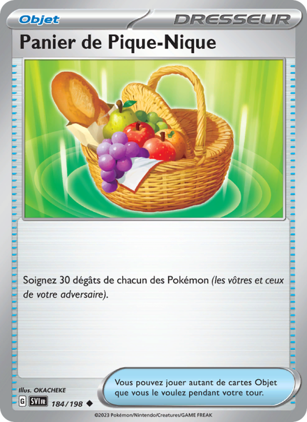 Panier de Pique-Nique 184 — Scarlet & Violet (French Pokémon TCG card)