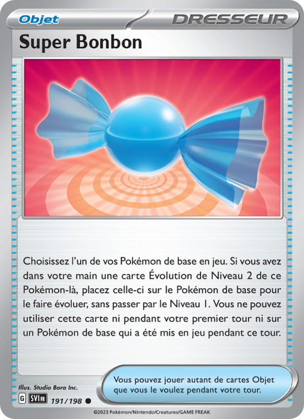 Super Bonbon 191 — Scarlet & Violet (French Pokémon TCG card)