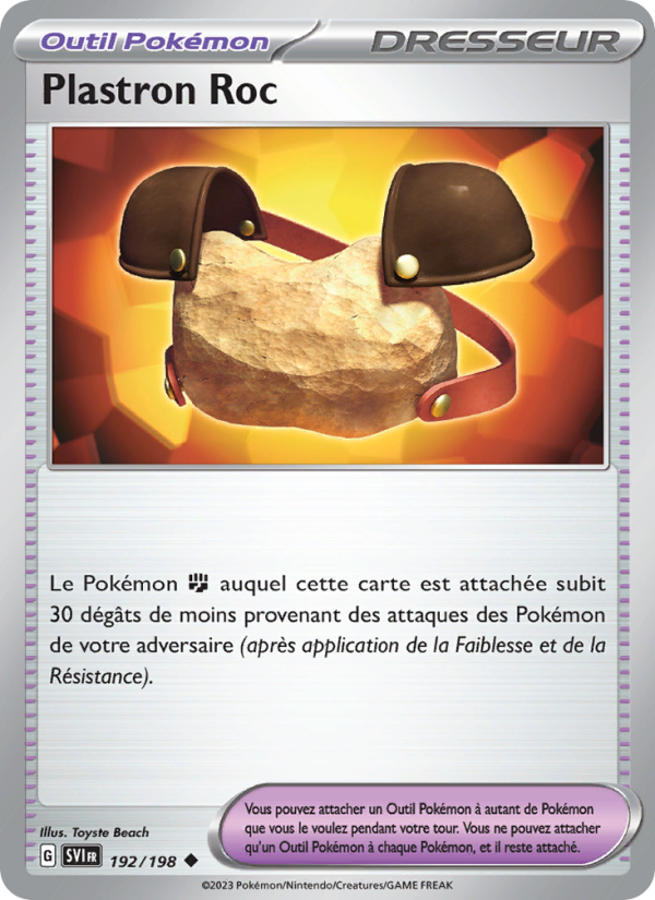 Plastron Roc 192 — Scarlet & Violet (French Pokémon TCG card)
