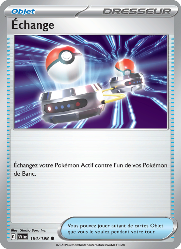 Échange 194 — Scarlet & Violet (French Pokémon TCG card)