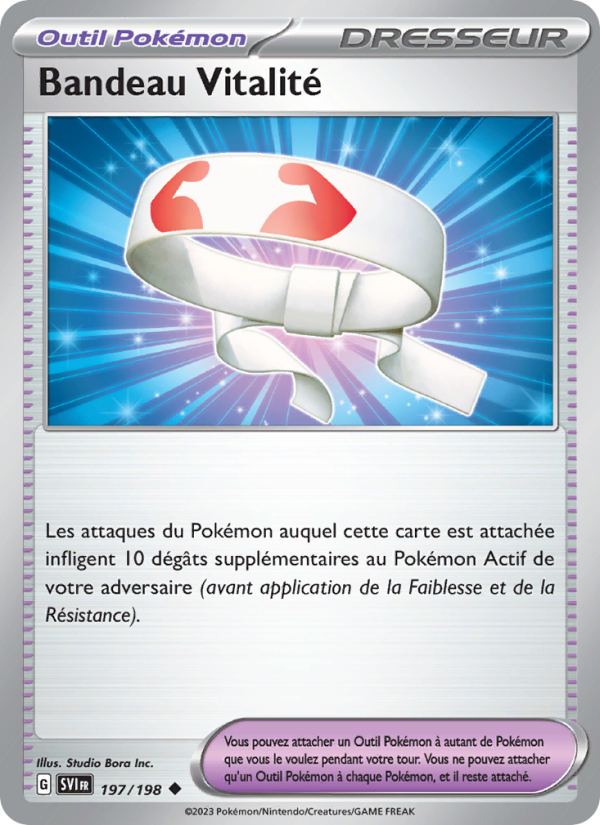 Bandeau Vitalité 197 — Scarlet & Violet (French Pokémon TCG card)