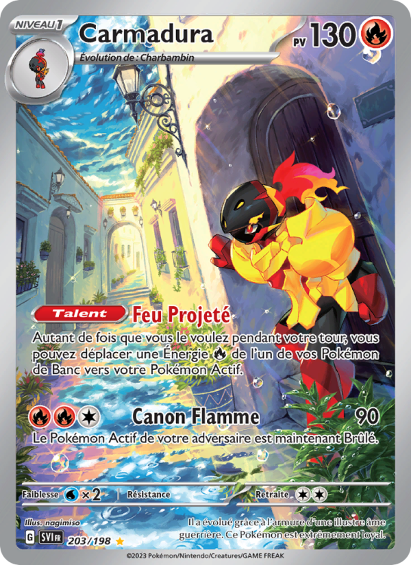 Carmadura 203 — Scarlet & Violet (French Pokémon TCG card)