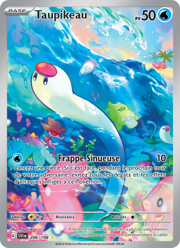Taupikeau 206 — Scarlet & Violet (French Pokémon TCG card)