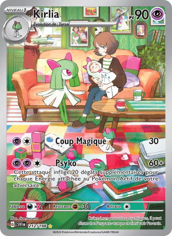 Kirlia 212 — Scarlet & Violet (French Pokémon TCG card)
