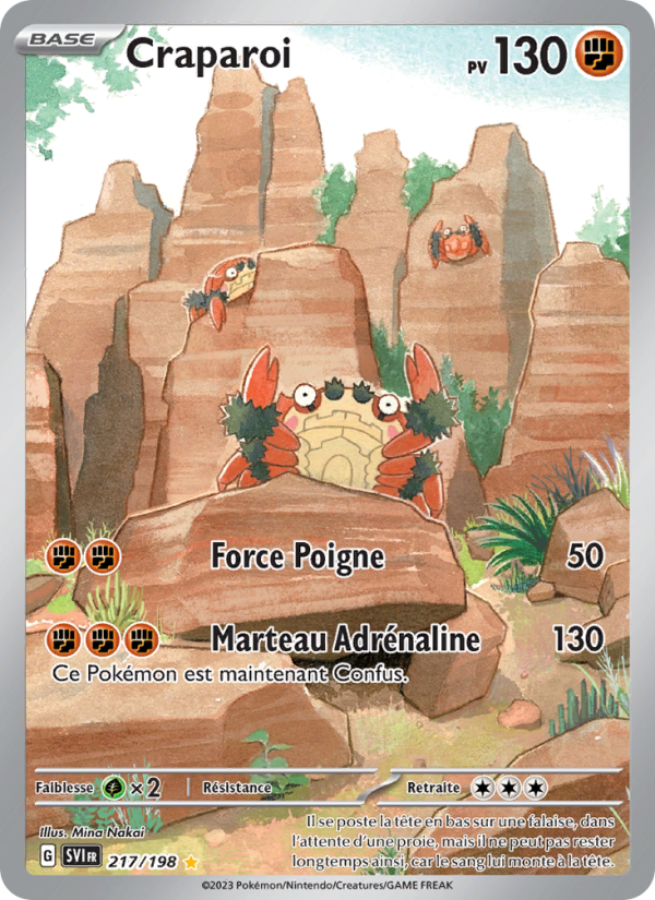 Craparoi 217 — Scarlet & Violet (French Pokémon TCG card)
