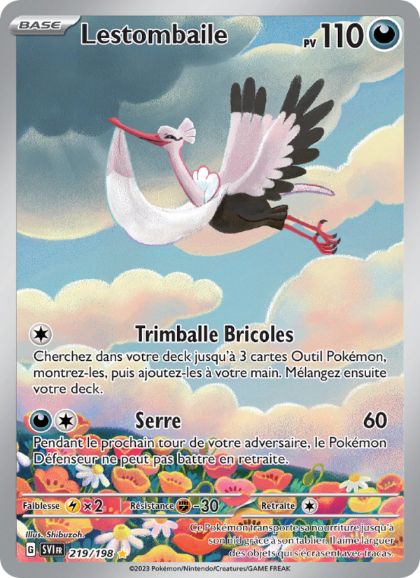 Lestombaile 219 — Scarlet & Violet (French Pokémon TCG card)