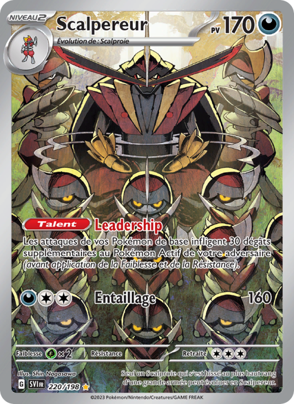 Scalpereur 220 — Scarlet & Violet (French Pokémon TCG card)