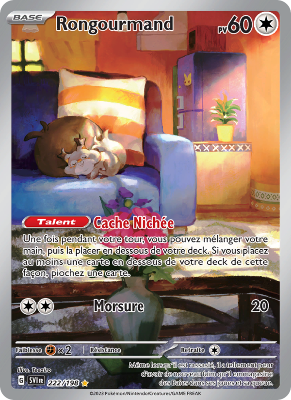 Rongourmand 222 — Scarlet & Violet (French Pokémon TCG card)