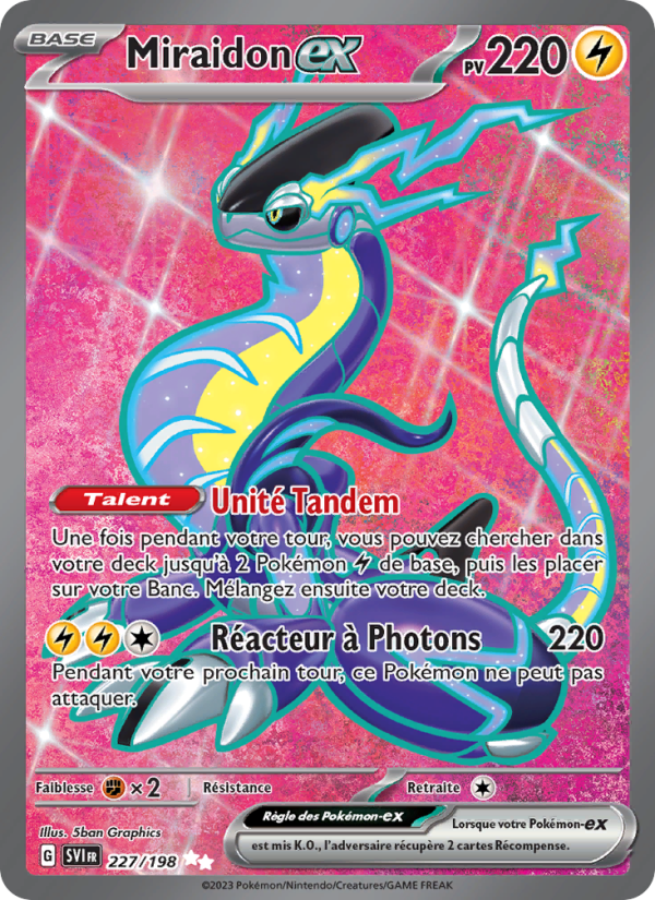 Miraidon-ex 227 — Scarlet & Violet (French Pokémon TCG card)