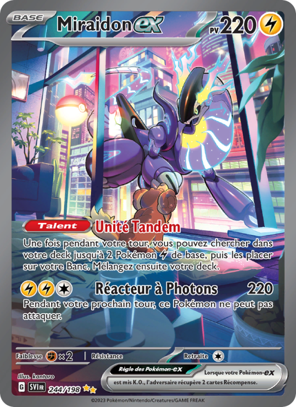 Miraidon-ex 244 — Scarlet & Violet (French Pokémon TCG card)