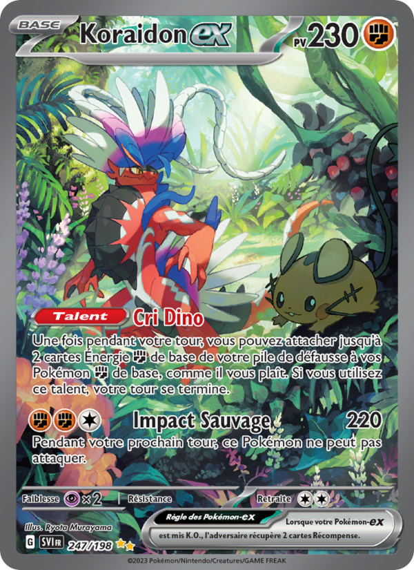 Koraidon-ex 247 — Scarlet & Violet (French Pokémon TCG card)