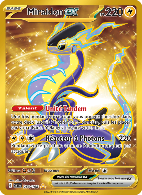 Miraidon-ex 253 — Scarlet & Violet (French Pokémon TCG card)