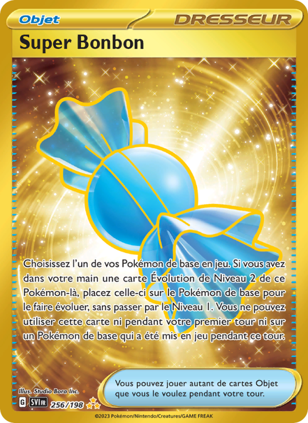 Super Bonbon 256 — Scarlet & Violet (French Pokémon TCG card)