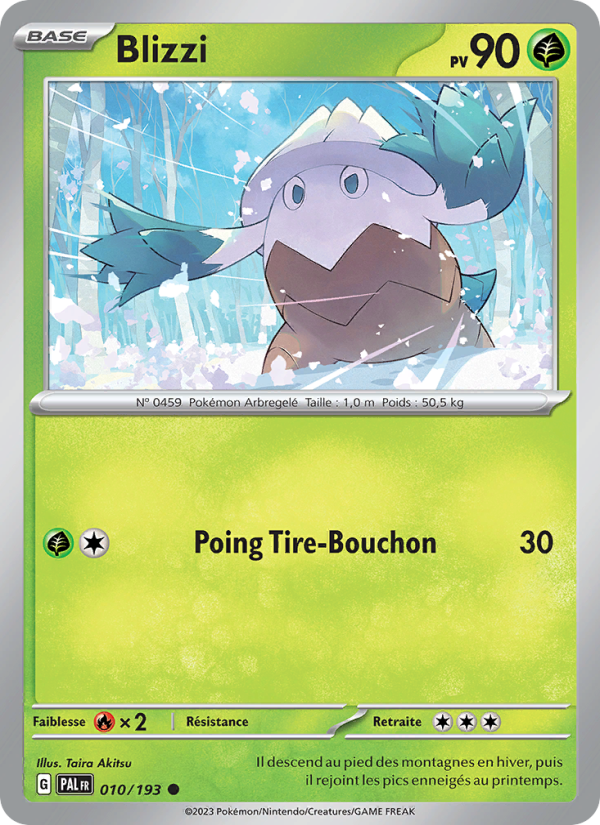 Blizzi 010 — Paldea Evolved (French Pokémon TCG card)
