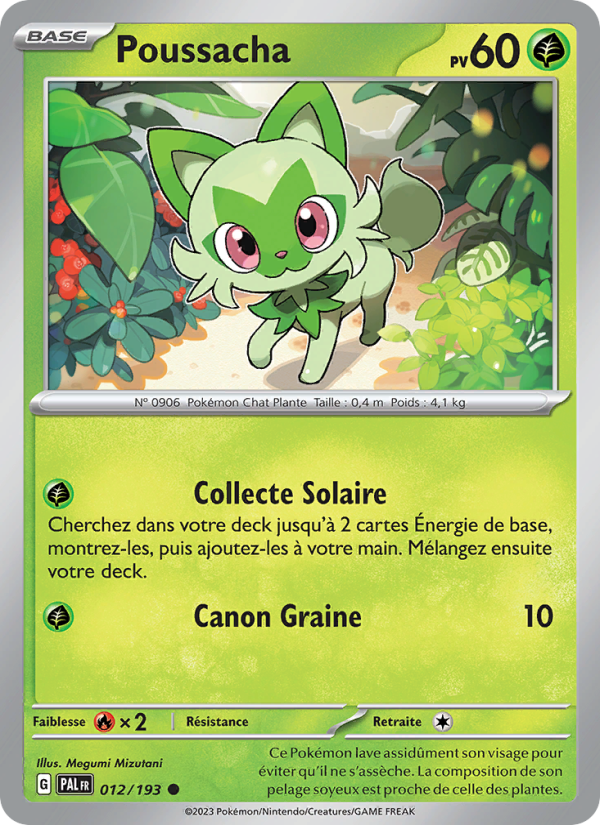 Poussacha 012 — Paldea Evolved (French Pokémon TCG card)