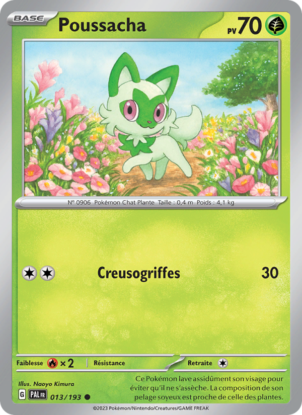 Poussacha 013 — Paldea Evolved (French Pokémon TCG card)