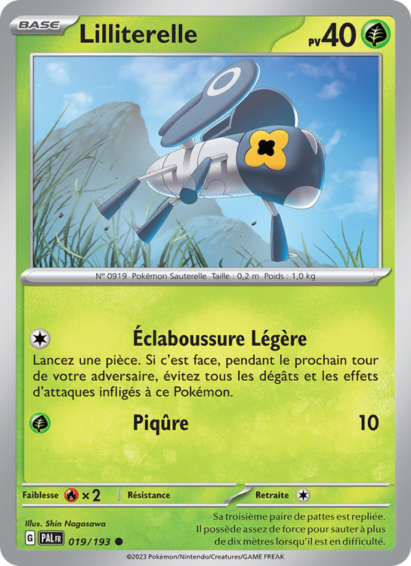Lilliterelle 019 — Paldea Evolved (French Pokémon TCG card)
