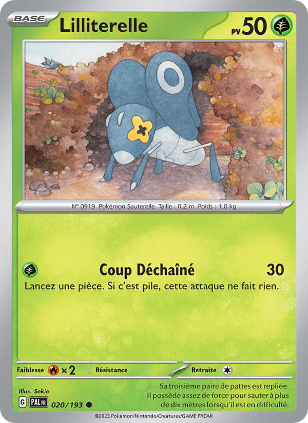 Lilliterelle 020 — Paldea Evolved (French Pokémon TCG card)