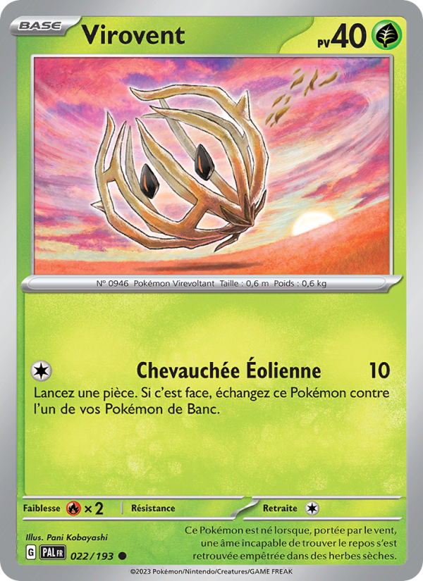 Virovent 022 — Paldea Evolved (French Pokémon TCG card)