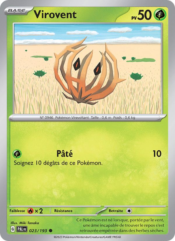 Virovent 023 — Paldea Evolved (French Pokémon TCG card)
