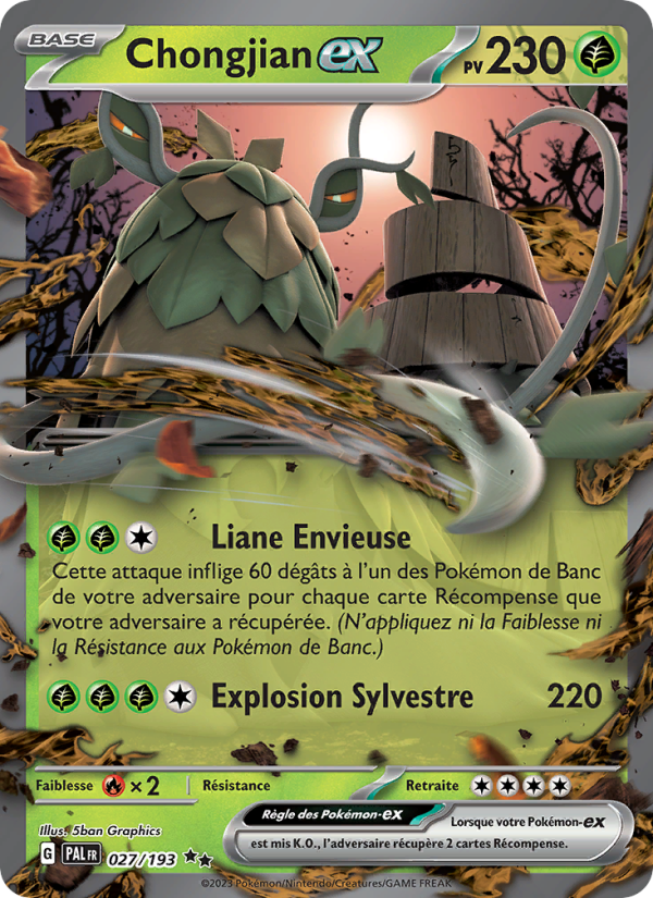 Chongjian-ex 027 — Paldea Evolved (French Pokémon TCG card)