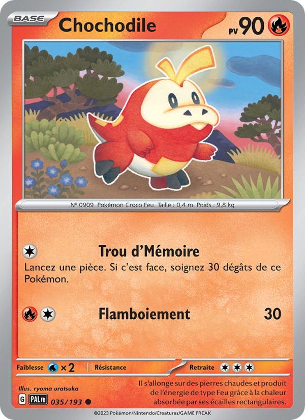 Chochodile 035 — Paldea Evolved (French Pokémon TCG card)