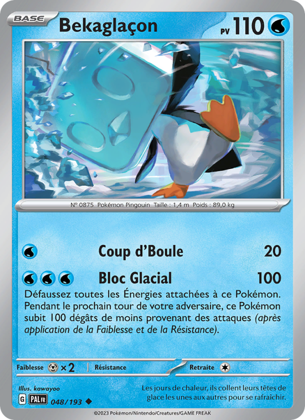 Bekaglaçon 048 — Paldea Evolved (French Pokémon TCG card)