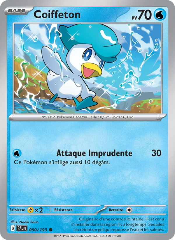 Coiffeton 050 — Paldea Evolved (French Pokémon TCG card)