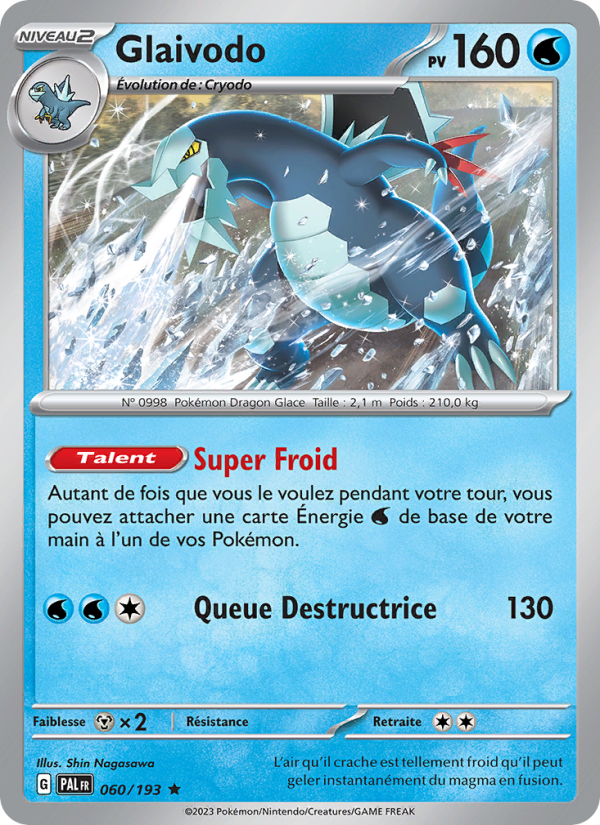 Glaivodo 060 — Paldea Evolved (French Pokémon TCG card)