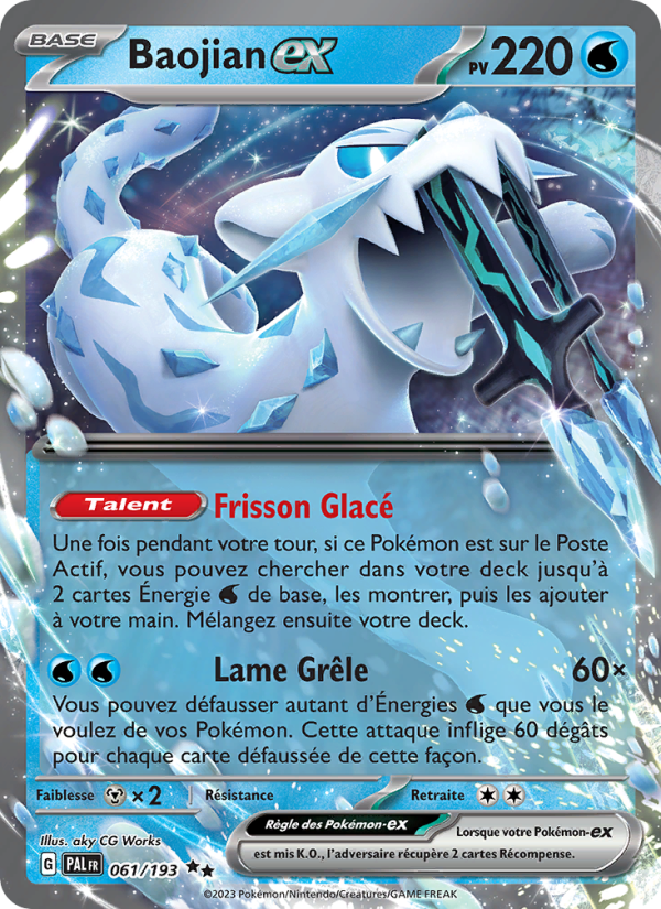 Baojian-ex 061 — Paldea Evolved (French Pokémon TCG card)
