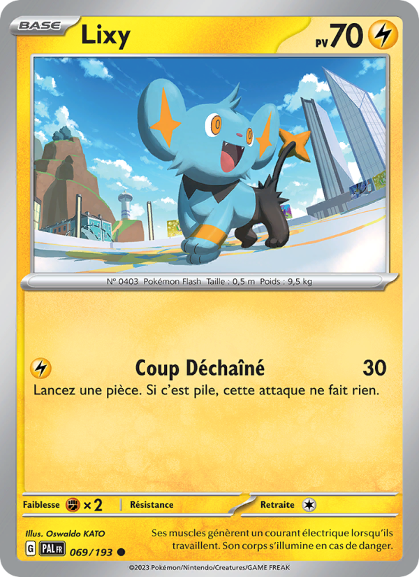 Lixy 069 — Paldea Evolved (French Pokémon TCG card)