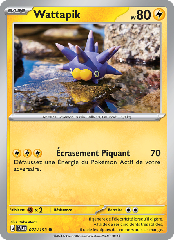 Wattapik 072 — Paldea Evolved (French Pokémon TCG card)