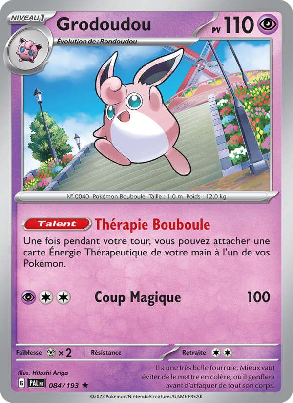 Grodoudou 084 — Paldea Evolved (French Pokémon TCG card)